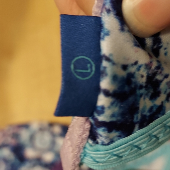 FitKicks Active Lifestyle Footwear Blue Cloud Burst Pattern Size Large - Picture 4 of 4